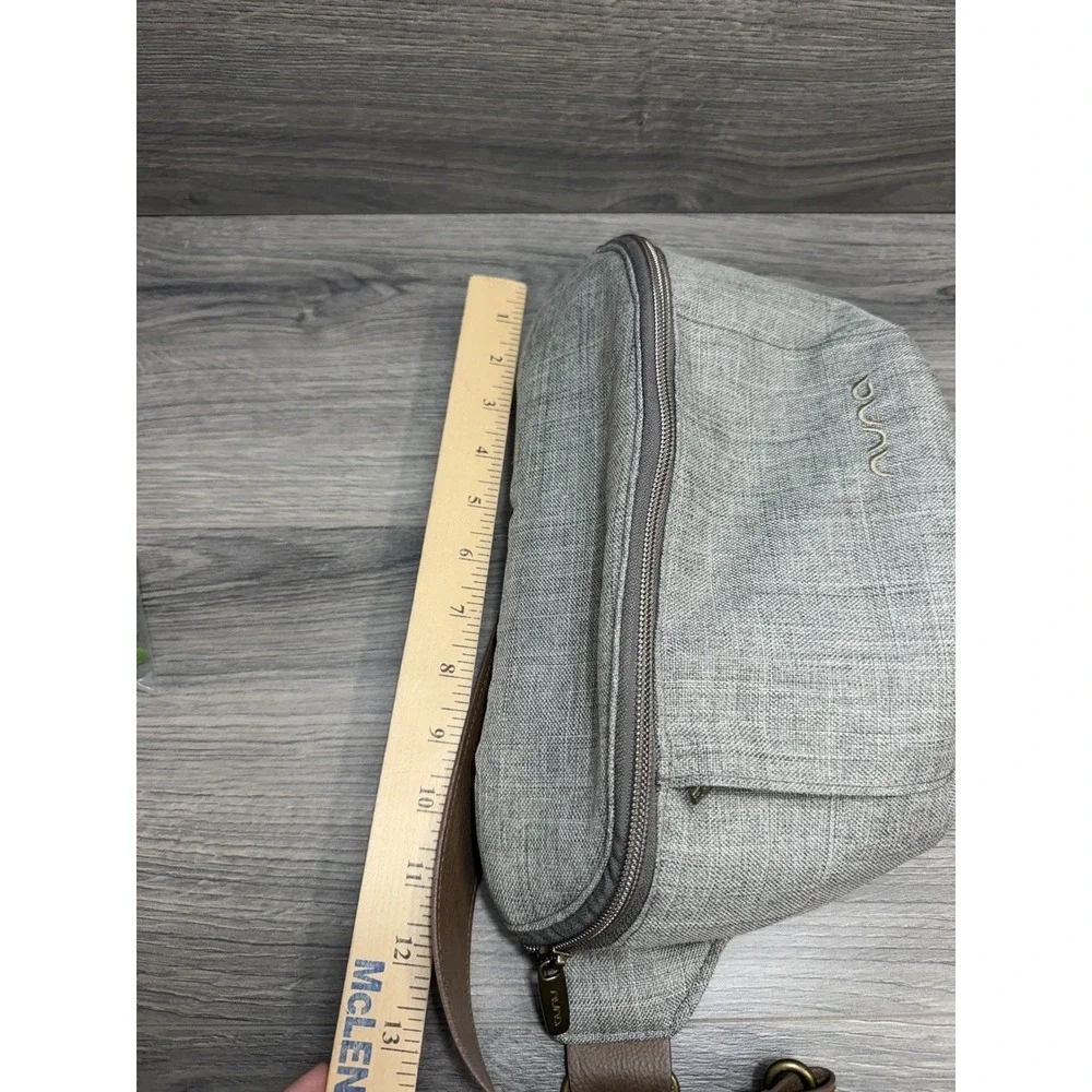 Nuna Stroller Sling Bag Handle Organizer Pouch Gray Brown Phone Wallet Unisex
